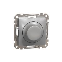 Ściemniacz uniwersalny do LED, srebrne aluminium, Sedna Design & Elements | SDD113502 Schneider Electric