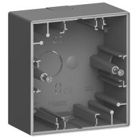 Adapter natynkowy 1-krotny, Merten, D-Life, antracytowy | MTN4014-6534 Schneider Electric