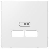 Płytka centralna gniazda ładowania USB biały polarny, Merten | MTN4367-0319 Schneider Electric
