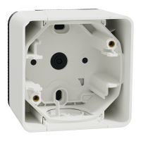 Podstawa naścienna 1x biała, Mureva | MUR39911 Schneider Electric
