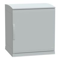 Obudowa poliestrowa PLAZT IP44 otwarta podłoga, wentylowany dach 750x750x620 mm , Thalassa | NSYPLAZT776G Schneider Electric
