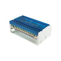 Blok rozdzielczy BRZ-4x15, uchylna klapka, na szynę TH 125A szary/niebieski | 49.715 Elektro-Plast Opatówek