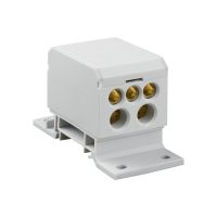 Blok rozdzielczy DB2-S na szynę TH lub wkrętami 500V 196A 6kV szary | 48.23 Elektro-Plast Opatówek