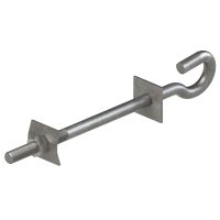 Śruba hakowa M16 L180 ocynk ogniowy | SH16L180 ALPAR