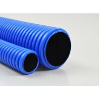 Rura giętka karbowana dwuwarstwowa w kręgach QRK 40/50 FLEX 450N niebieska (50m) | 04.25 Elektroplast Stróża