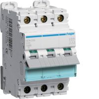 Wyłącznik nadprądowy 10kA 3P D 16A MCB | NDN316 Hager