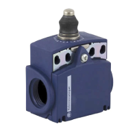 Łącznik krańcowy OsiSense XC XCKT, trzpień z końcówką metalową, 1NC+1NOmig.,M16 | XCKT2111P16 Telemecanique Sensors