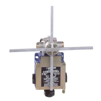 Łącznik krańcowy OsiSense ATEX D dźwignia ze skrzyżowanymi prętami, 2x(2 NC), dławik M20x1.5 | XCKMR54D2H29EX Telemecanique Sensors