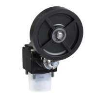Głowica łącznika krańcowego OsiSense XC dźwignia z rolką elastomerową fi50mm | ZCKD39 Telemecanique Sensors