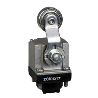 Głowica łącznika krańcowego dźwignia z rolką stalową OsiSense XC | ZCKD16 Telemecanique Sensors