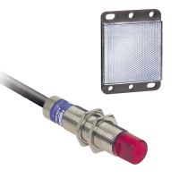 Czujnik fotoelektryczny OsiSense XU XU9 refleksyjny spolaryzowany 90° Sn 2m 24..240VAC/DC przewód 2m | XU9M18MB230W Telemecanique Sensors