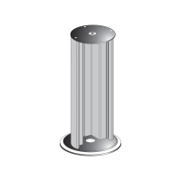 Kolumna bez lustra Preventa Safety detekcja 1000 mm z dławicą kablową PG11 Hp = 610 mm | XUSZSC105R Telemecanique Sensors