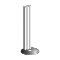 Kolumna bez lustra Preventa Safety detekcja 1200 mm Hp = 1210 mm | XUSZSS125 Telemecanique Sensors