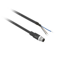 Konektor wstępnie okablowany XZ prosty męski M8 3 piny przewód PUR 1m | XZCP2737L1 Telemecanique Sensors