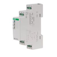 Przekaźnik bistabilny, sekwencyjny, na szynę DIN, z przekaźnikiem inrush 160A/20ms 24V | BIS-414-LED-24V F&F