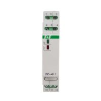 Przekaźnik bistabilny grupowy z pamięcią, na szynę DIN, 24V | BIS-412M-24V F&F