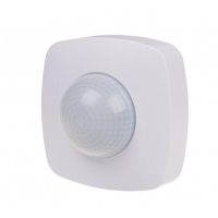 Czujnik ruchu PIR 360st DR-09 z funkcją obecności biały Un=230V AC P=2000W montaż sufitowy | DR-09 F&F