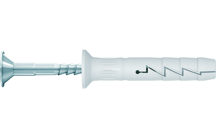 Kołek wbijany Koelner FX-06L060 6 x 60 mm z lejkiem – 100 szt. | FX-06l060 Rawlplug