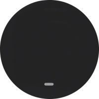 Klawisz z przezroczystą soczewką do łącz. klaw. 1-kr, czarny, R.x | WLW1331BG Hager