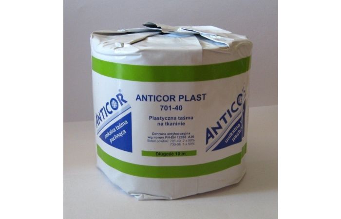 Taśma antykorozyjna Anticor Plast 701-40 100mmx10m plastyczna,ochrona przeciwkoroz,temp.do30˚C sahra | AW-7014001-0100010 Anticor
