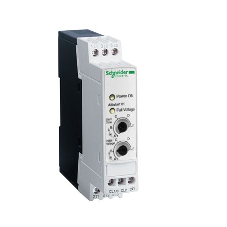 Układ łagodnego rozruchu ATS01 3-fazowe 110/480VAC 50/60Hz 3kW 6A IP20, Altistart 01  | ATS01N106FT Schneider Electric