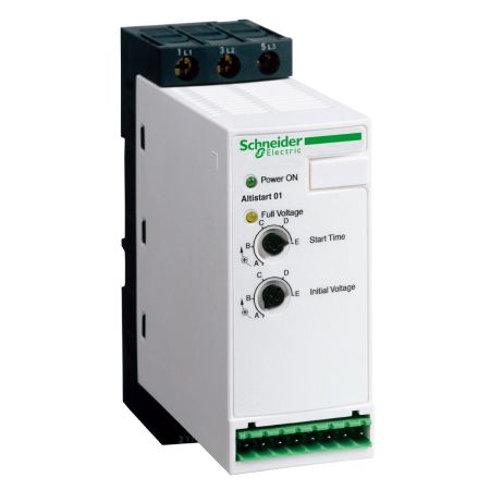 Układ łagodnego rozruchu ATS01 3-fazowe 110/480VAC 50/60Hz 9kW 25A IP20, Altistart 01  | ATS01N125FT Schneider Electric