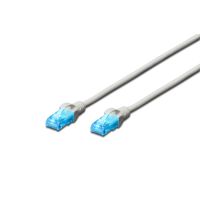 Patch cord RJ45/RJ45 U/UTP kat. 5e AWG 26/7 PVC szary (2m) | DK-1512-020 Assmann