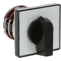 Łącznik krzywkowy* 4G25-12-U, 25A, bez obudowy, pokrętło czarne 3-biegunowy (0-Y-∆) | 63-840310-031 Apator