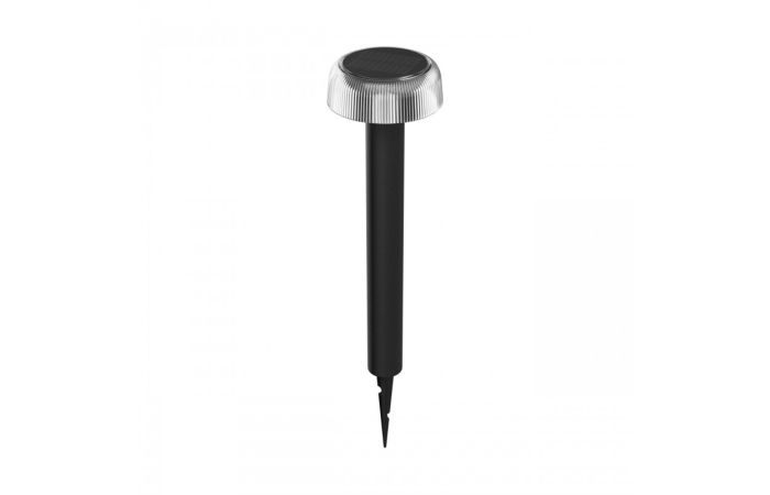 Oprawa ogrodowa solarna SOLARA FUNGI 2,5W 200lm 2700K WW IP44 ładowalna USB-C wbijana czarna | SLI055002 Wojnarowscy