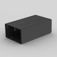 kanał parapetowy dwuścienny czarny | PK 90X55 D_FD Kopos