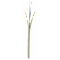 Kabel światłowodowy płaski 2J SM G.657A1 FTTH LSZH Dca ze złączami SC/APC biały /1000m/ SZPULA | SECFTTH2JLSZH-DCA C C Partners