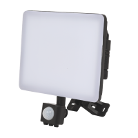 Naświetlacz LED Noktis 50W 6000lm, naturalna barwa 4000K, IP65, bezramkowy, złącze IP65, czujnik PIR | LFL465S BestService