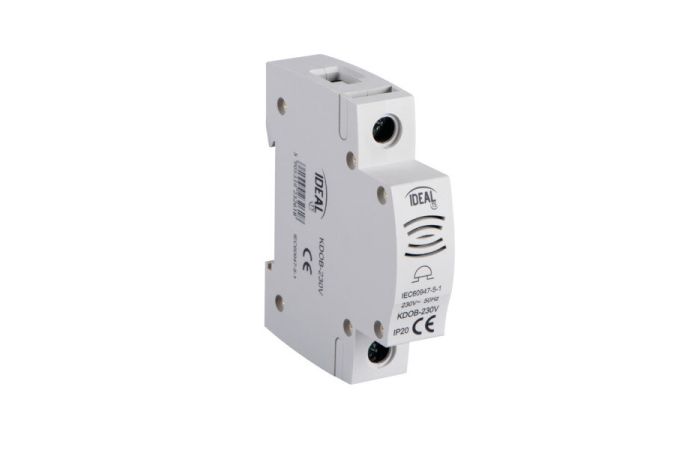 Dzwonek modułowy na szynę KDOB-230V 4VA 230V IP20 | 23261 Kanlux