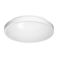 Plafon SELENE, 2xE27, 2x60W, klosz matowy - polistyren, IP54, biały | CL/2XE27-10/W Orno