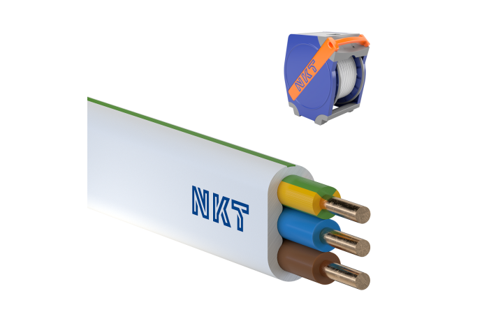 Przewód instalacyjny YDYP żo 3x2,5 450/750V instal PLUS QADDY /550m/ BĘBEN | 172152002Q0550 Nkt