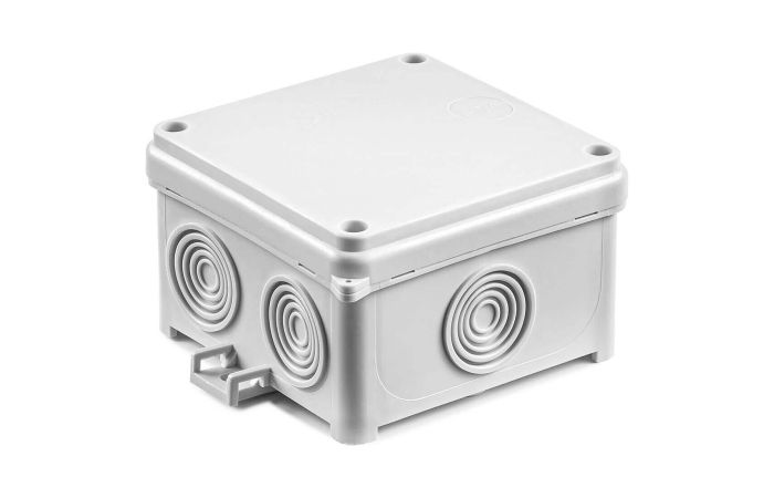 Puszka hermetyczna n/t 80x80 IP54 N80x80F szara | 35210002 Simet
