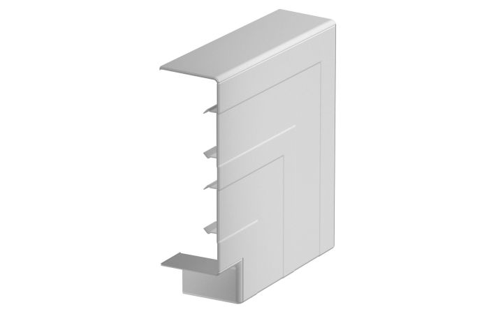 Naroże płaskie Kształtka kołpakowa 207x207x56, PC/ABS, czysta biel, 9010 GK-FH53165RW | 6113460 Obo Bettermann