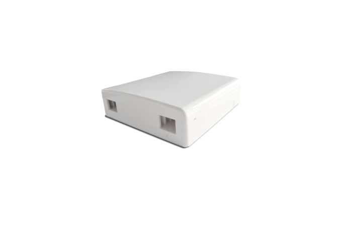 Obudowa natynkowa FTTH 2x SC simplex, 86x86x19mm, biały (RAL 9010) | DN-9310-01 Assmann