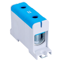 Złączka na szynę 35-150mm2 320A 1P niebieska | FLEAL-150/1K Tracon