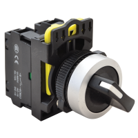 Przełącznik pokrętny, dwustanowy, powrót sprężynowy | NYK3-S24BK Tracon