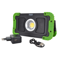 Reflektor LED z głosnikiem bluetooth 15W 6000K 3,7V 80000mA 1500Lm | STLFLBT15W Tracon