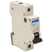 Wyłącznik nadprądowy, 1 pol, charakterystyka C | TDZ-1C-4 Tracon