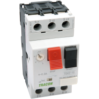 Wyłącznik silnikowy z przyciskiem ręcznym TGV2-14 6,3-10A, 4kW (EAN: 5997374122405) | TGV2-14 Tracon