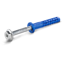 Kołek ramowy z najkrótszą strefą rozporu i kołnierzem z łbem heksagonalnym - ocynk galwaniczny R-FFS | R-FFS-N-10K100 Rawlplug