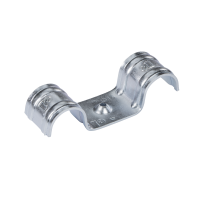 Uchwyt stalowy do kabli podwójny 8 mm ocynkowany - opakowanie kartonowe - 100 szt. RAWLPLUG | R-SC40-MCD-8 Rawlplug