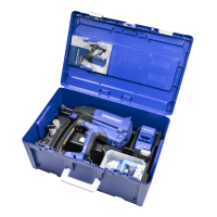 Zestaw duży - osadzak gazowy,  gwoździe do betonu i stali i taśma - walizka plastikowa - 1 szt. RAWL | R-SC40II-SET4 RAWLPLUG