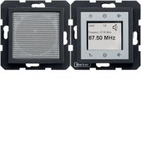 Radio Touch komplet, antracyt mat, B.x/S.1 | 28801606 Hager