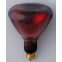 Promiennik podczerwieni IR1 250W E27 230V R123 rubinowy szkło miękkie z podwójnym odbł. 500K 5000h | PRO-2109 Helios