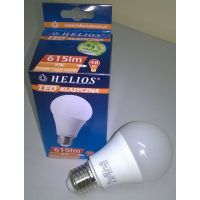Lampa LED klasyczna 8W E27 230V A60 3000K 25000h, klasa energetyczna A+ | LED-2770 Helios