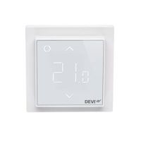 Termostat DEVIreg SmartFi 220-240V AC 50/60Hz 5stC/45st/C5stC/35stC podłog/powiet IP21, śnieżnobiały | 140F1140 Danfoss